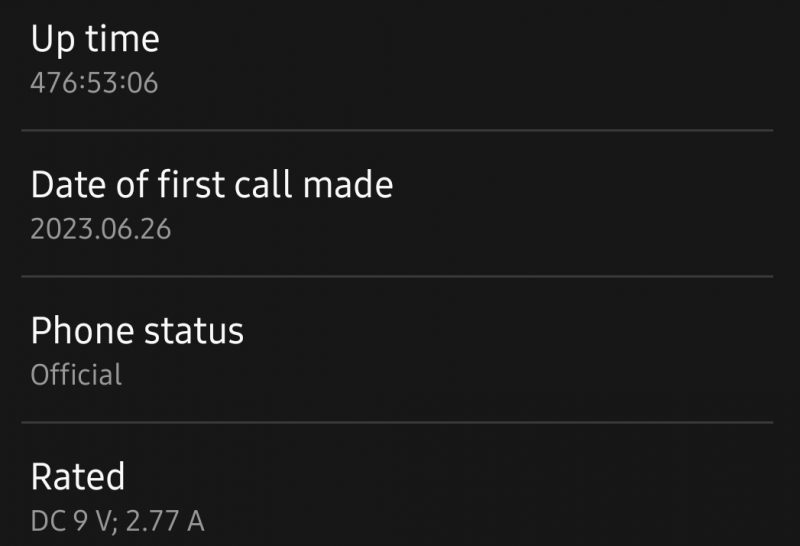 cell phone uptime