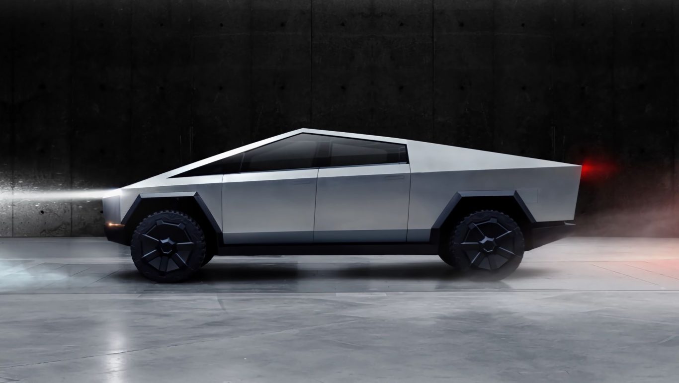 Tesla's First Cybertruck Rolls Out of the Assembly Line