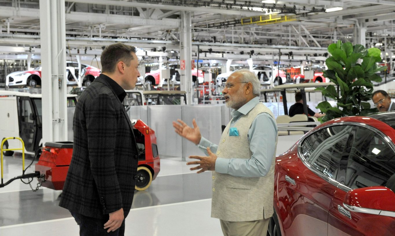 Tesla Explores Potential $2-3 Billion EV Factory Site in India