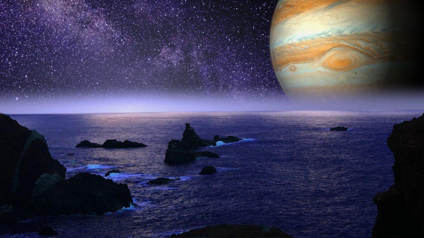 Europa's Thick Ice Shell Challenges Potential for Life, Juno Mission Reveals